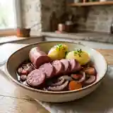Saucisson Poché à la Bourguignonne : Recette Traditionnelle et Savoureuse
