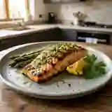 Saumon au barbecue citronné