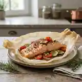 Saumon en papillote à la provençale : recette facile et savoureuse