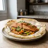 Saumon en papillote sucré-salé : recette facile et savoureuse