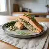 Saumon farci aux palourdes et oseille : recette gourmande et raffinée
