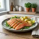 Saumon mariné au gros sel et à l'aneth : recette facile et savoureuse