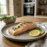 Saumon vapeur fondant aux herbes fraîches