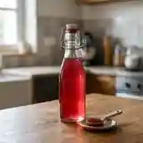 Sirop de rhubarbe maison au sucre cristallisé, recette facile et gourmande