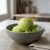 Sorbet à l'avocat frais et onctueux