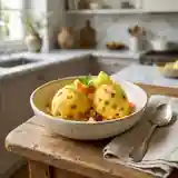 Sorbet Ananas Frais et Éclats de Fruits Confits