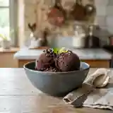 Sorbet au chocolat intense fait maison