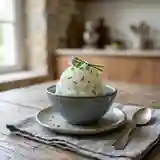 Sorbet raffiné au Carré Frais et ciboulette fraîche