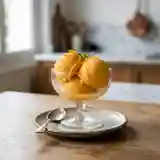 Sorbet rafraîchissant à la mandarine et au cognac
