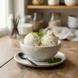 Sorbet rafraîchissant au litchi et citron vert