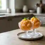 Sorbet rafraîchissant au melon fait maison