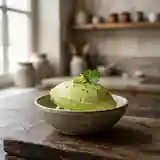 Sorbet salé à l'avocat frais et citron vert