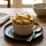 Soufflé aérien aux champignons de Paris