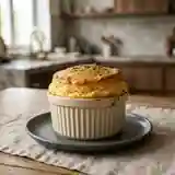 Soufflé au fromage de chèvre fondant et léger