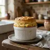 Soufflé au Roquefort léger et aérien