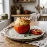 Soufflé aux Quatre Épices en Coque de Tomate : Recette Gourmande et Légère