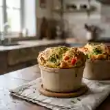 Soufflé de brocolis à la tomate et lardons : recette légère et savoureuse