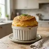 Soufflé léger à la purée de pommes de terre