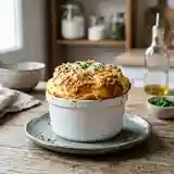 Soufflé moelleux aux deux fromages : recette facile et gourmande
