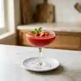 Soupe de fraises facile et rapide pour une personne