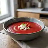 Soupe fraîche de fraises au CARRÉ SALADE, une douceur fruitée et légère