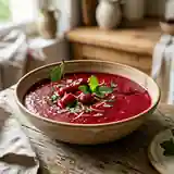 Soupe onctueuse aux cerises fraîches, recette facile et rapide