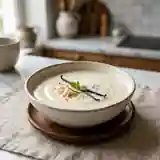 Soupe sucrée onctueuse à la noix de coco