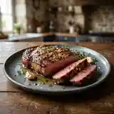 Steak tendre à la pâte d'ail maison : recette savoureuse et facile