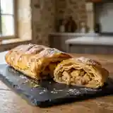 Strudel feuilleté aux pommes fondantes et épices douces