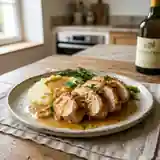 Suprêmes de dinde au Château-Chalon : recette raffinée et gourmande