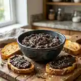 Tapenade noire maison relevée : recette facile et savoureuse