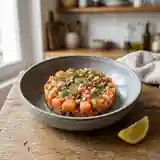 Tartare de saumon frais facile et rapide