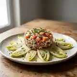 Tartare de saumon fumé et chicons