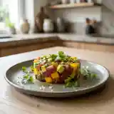 Tartare frais de thon, mangue et avocat : recette légère et savoureuse