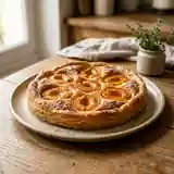Tarte à la frangipane onctueuse et fondant d'abricots caramélisés