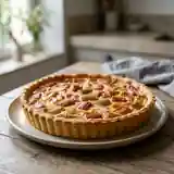 Tarte à la rhubarbe maison : recette facile et gourmande