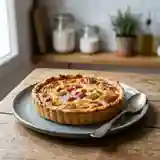 Tarte à la rhubarbe rapide et facile