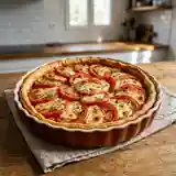Tarte à la tomate express et savoureuse