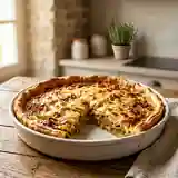 Tarte à l'oignon facile et rapide : recette gourmande pour une personne