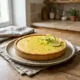 Tarte acidulée aux deux citrons : vert et jaune