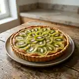 Tarte amandine gourmande aux kiwis frais