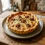 Tarte au chèvre fondante et savoureuse