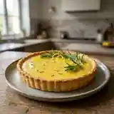 Tarte au citron et romarin : dessert acidulé et parfumé