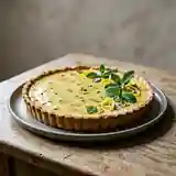 Tarte au citron frais et menthe parfumée : recette gourmande et facile