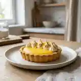 Tarte au citron intense et acidulée