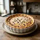 Tarte au fromage blanc onctueuse aux raisins secs