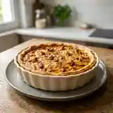 Tarte au potiron fondante aux lardons croustillants