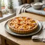 Tarte aux abricots et amandes fondante