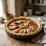 Tarte aux aubergines fondante et savoureuse