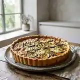Tarte aux courgettes fondantes et chèvre crémeux : recette facile et gourmande